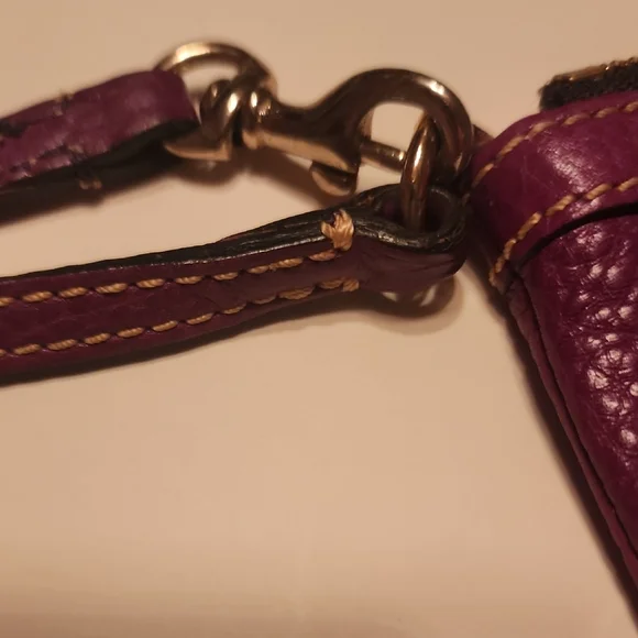 Dooney & Bourke Rich Purple Wristlet - Picture 5 of 7